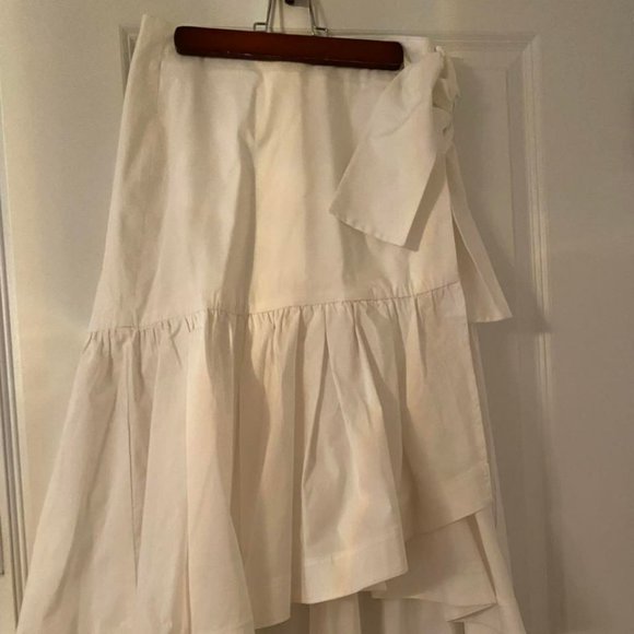 Ruffle Skirt, Banana Republic, Small, White - Picture 1 of 1